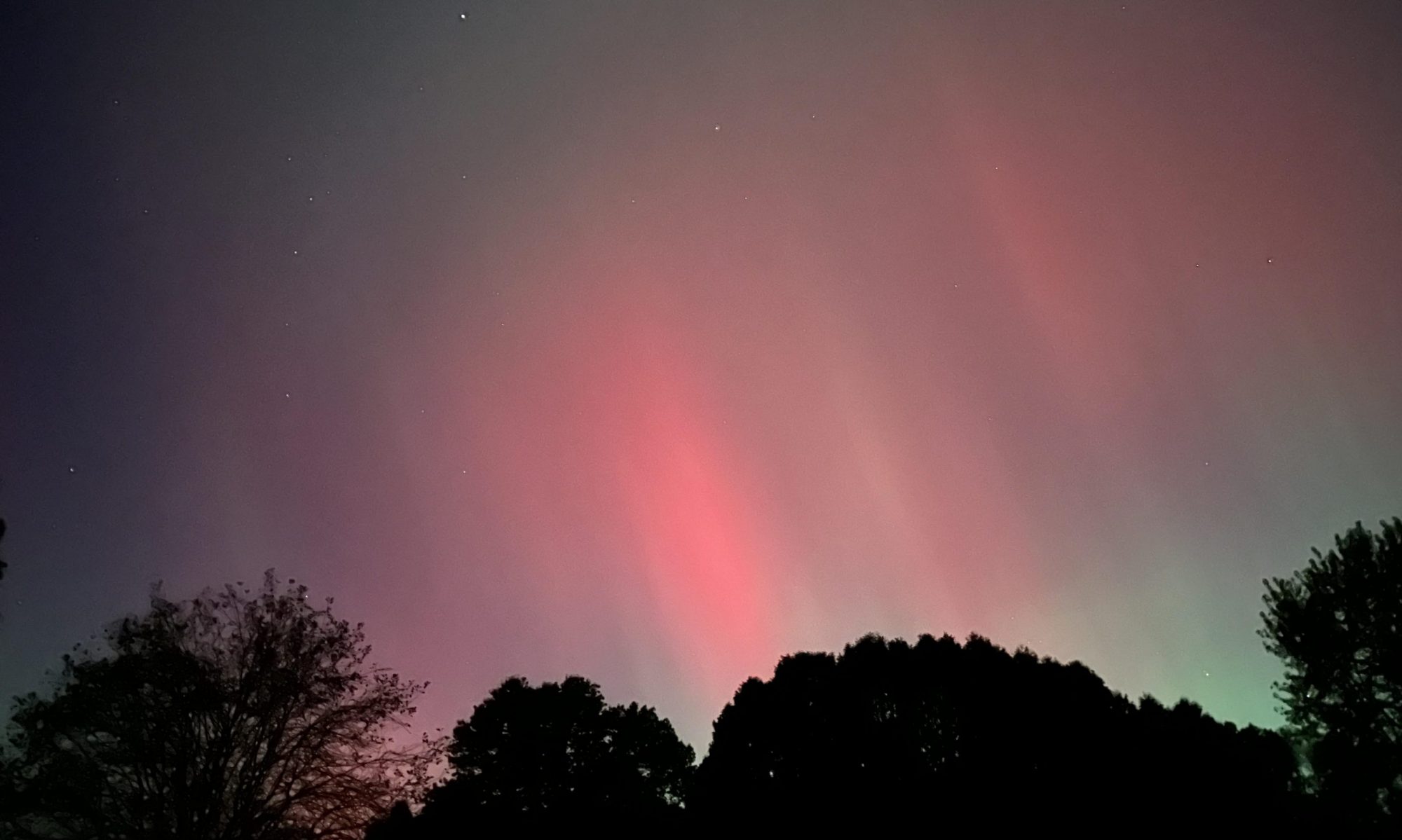 Northern Lights outside my parents' house in Ohio